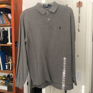 Grey Polo Long Sleeve